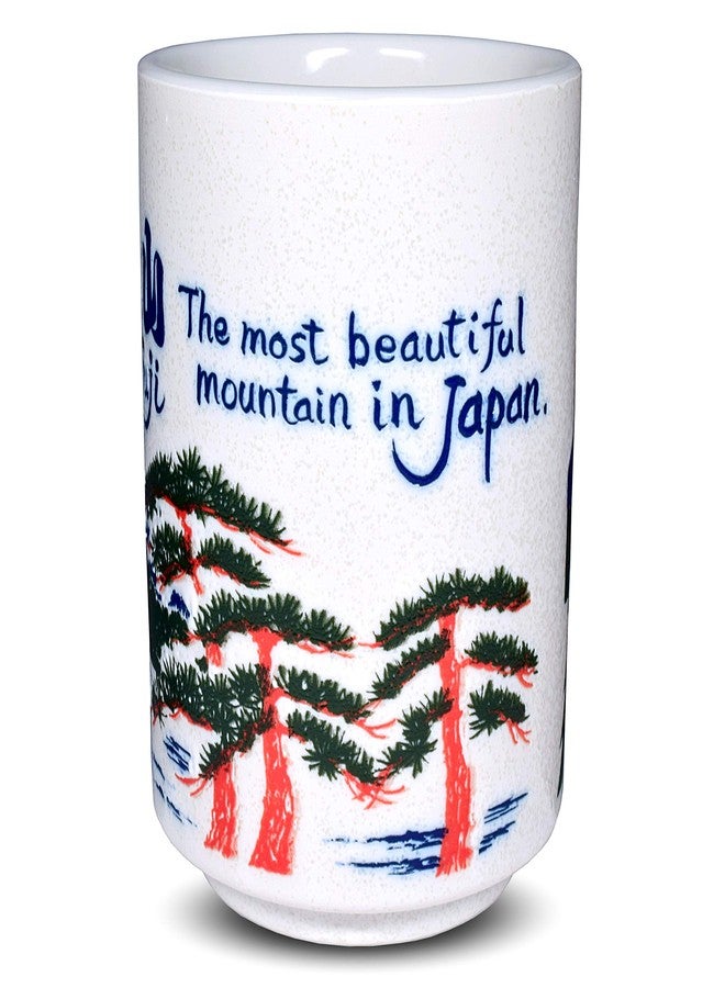 Mino Ware Japanese Yunomi Sushi Tea Cup Mino Ware, Mount Fuji Print - Image 5